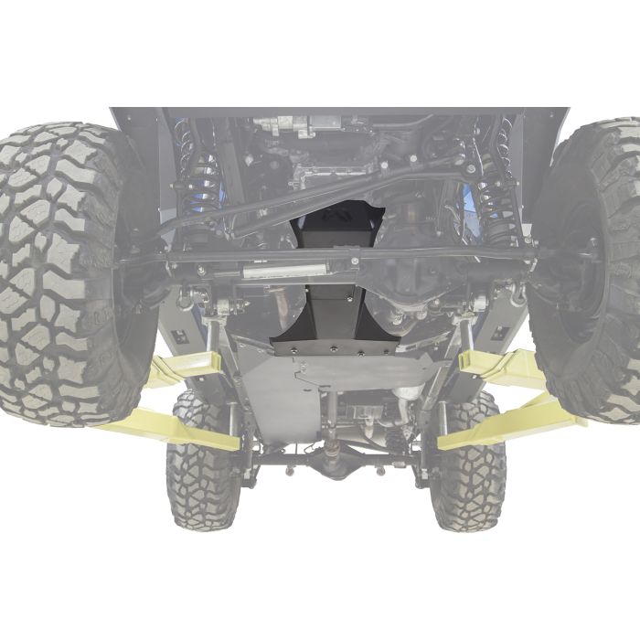 FAB4 TRANS/OIL PAN SKID PLATE JK BLACK