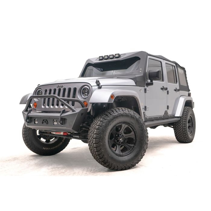 Fab Fours  Front Stubby Bumper  for 07-18 Jeep Wrangler JK