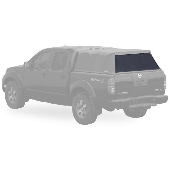Fas-Top Solo Rear Black Out Window 2020-2024 Jeep Gladiator (with Trail Rail)