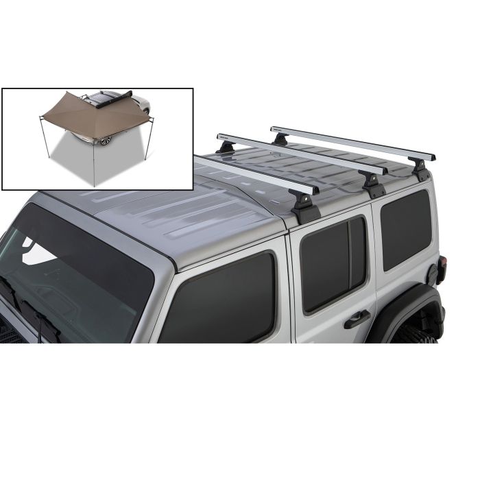 RHINO RACK HD 3BAR BB QL SIL JLU PBAT