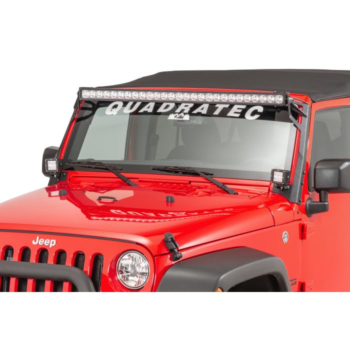 Fishbone Offroad FB21014            52" Windshield Light Bar Bracket for 07-18 Jeep Wrangler JK