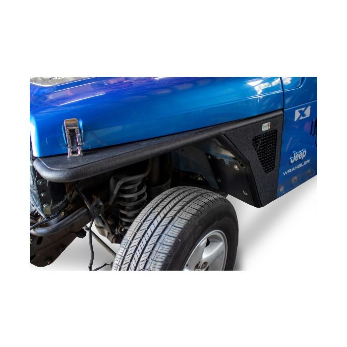 Fishbone Offroad FB23112 Front Tube Fenders with No Flares for 97-06 Jeep Wrangler TJ