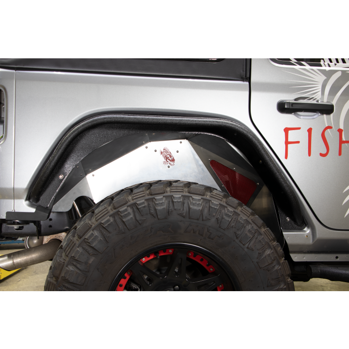 FISHBONE REAR RAW ALUM INNER LINERS JL