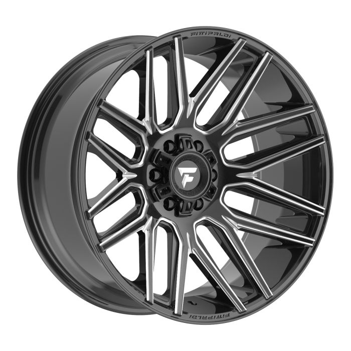 FA14-209051427Q00BM - FITTIPALDI OFF ROAD FA14BM 20X9 - 5X4.5/5X5 BS 5.0-GLOSS BLACK MILLED