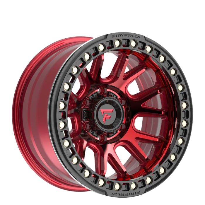 FB151-17905127N38R - FITTIPALDI FB151R 17X9 - 5X5 BS 3.5 -METALLIC RED WITH RED TINT