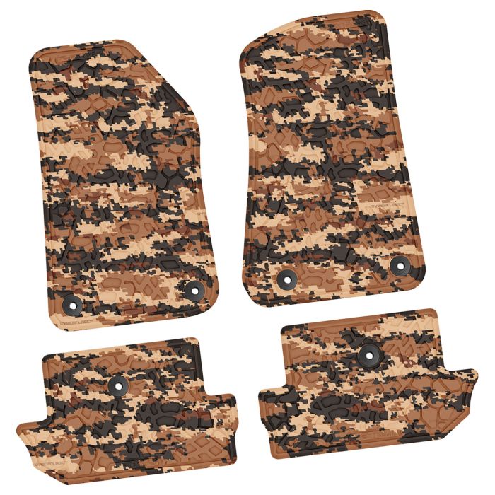 18-24 Jeep JL 2 Dr Front and RearTire Tread/Scorched Earth Scene  -Cyberflage