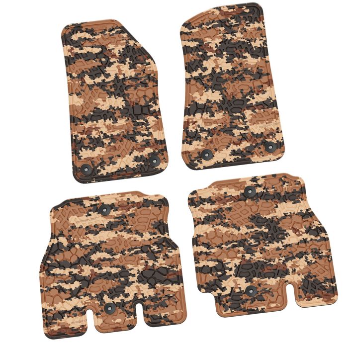 18-24 Jeep JLU 4 Dr Front and Rear -Tire Tread/Scorched Earth Scene - Cyberflage