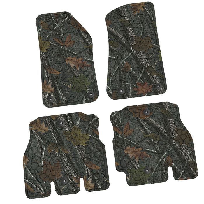 18-24 Jeep JLU 4 Dr Front and Rear -Tire Tread/Scorched Earth Scene - Rugged Woods
