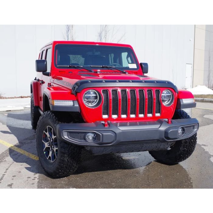 Focus Auto Smooth Tough Guard Hood Protector JEEP Wrangler JL 18-21 / Gladiator 20-21 Excludes Mojave