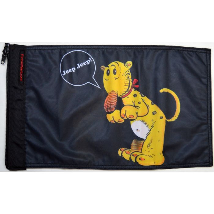 FOREVER WAVE EUGENE THE JEEP FLAG