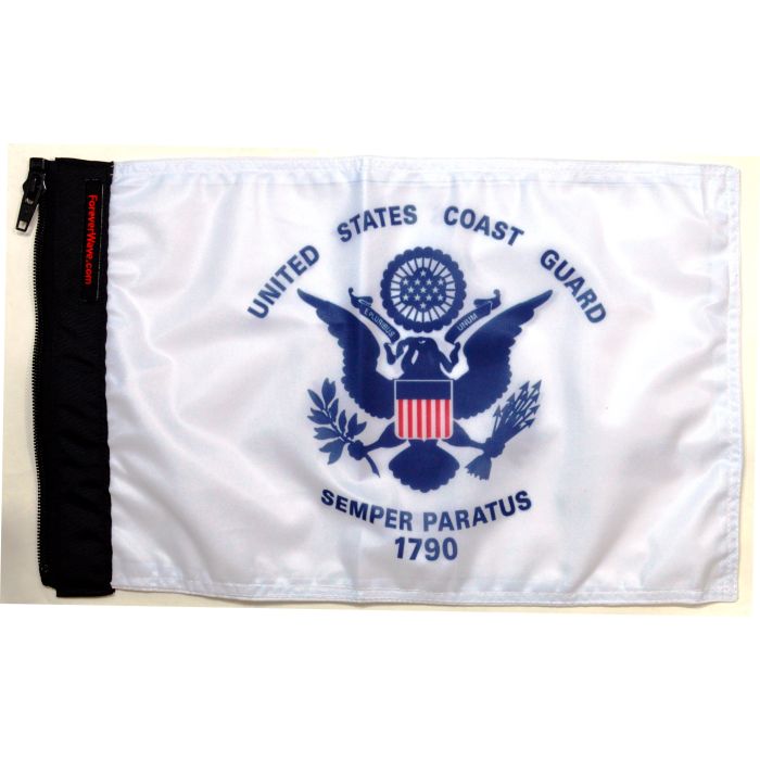 FOREVER WAVE COAST GUARD FLAG