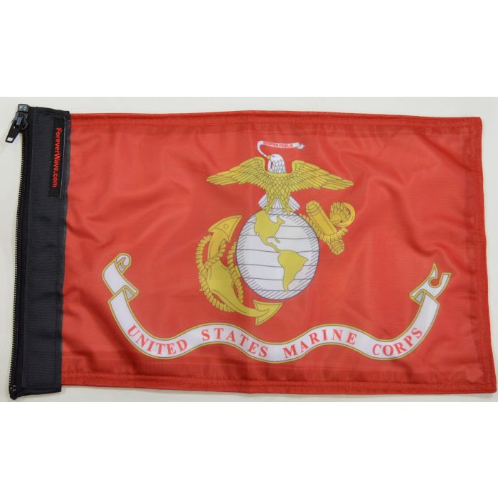 Forever Wave  12" x 18" Military Flags 