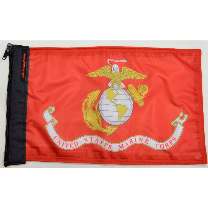 Forever Wave  12" x 18" Military Flags 
