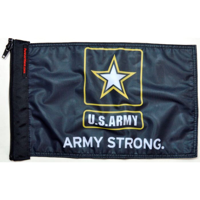 Forever Wave  12" x 18" Military Flags 