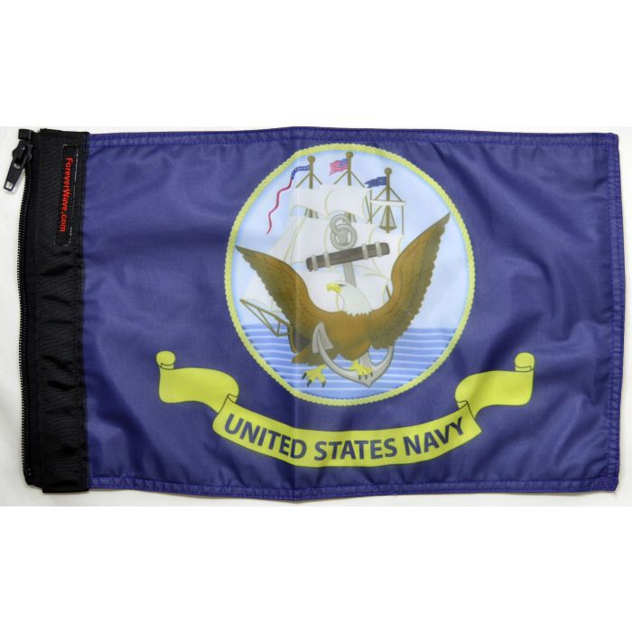 FOREVER WAVE NAVY FLAG
