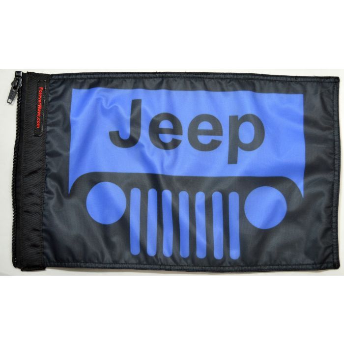 FOREVER WAVE JEEP GRILLE FLAG BLUE