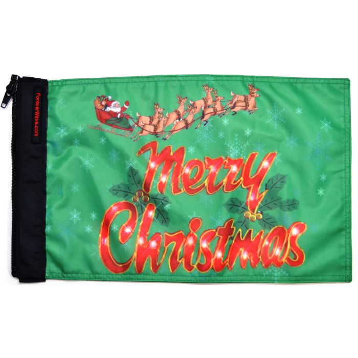 FOREVER WAVE MERRY CHRISTMAS FLAG