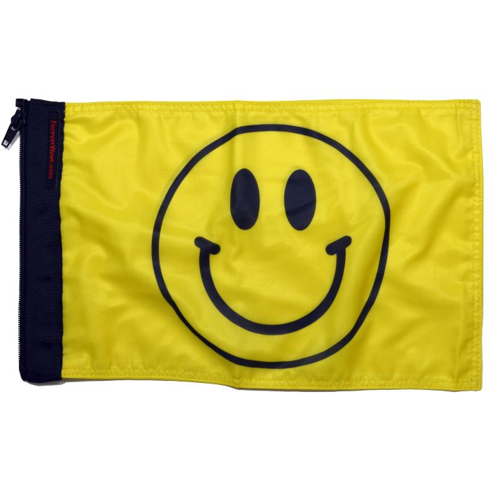 FOREVER WAVE SMILEY FACE FLAG