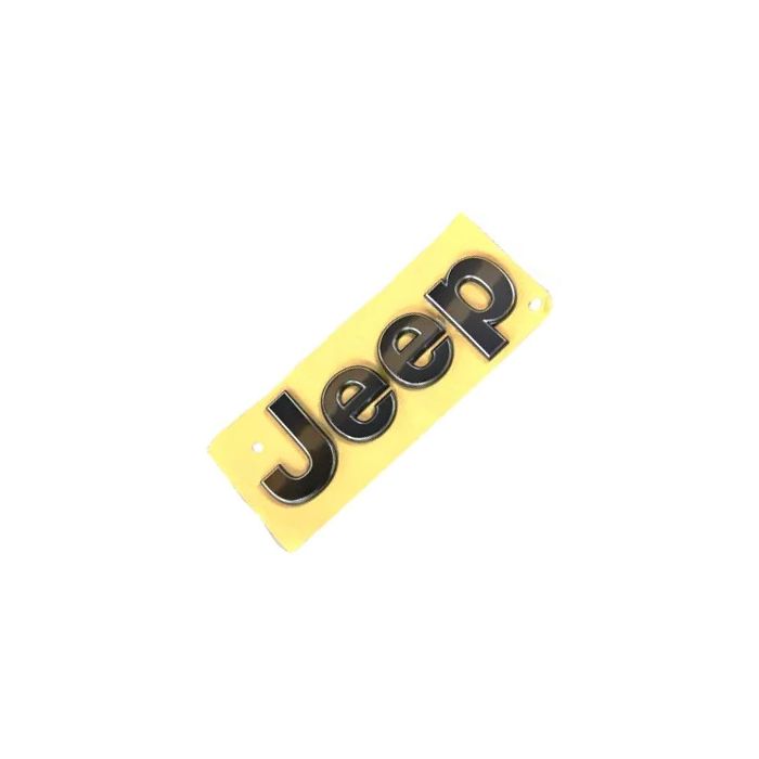 Mopar 68292513AB Front Fender "Jeep" Nameplate in Chrome for 18-24 Jeep Wrangler JL & Gladiator JT