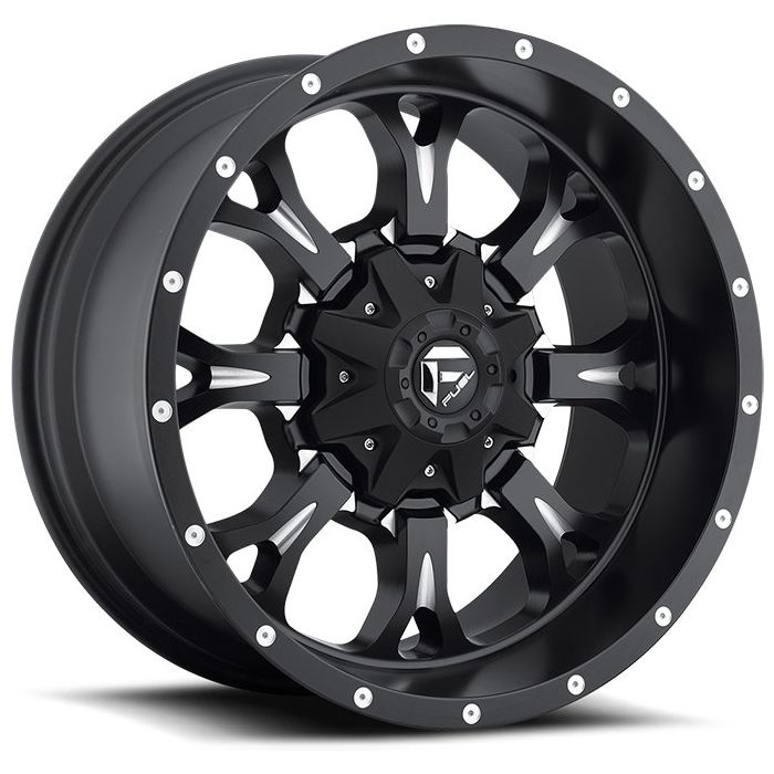 Fuel® Off-Road  Krank Wheel in Black  for 84-06 Jeep Wrangler YJ, TJ, & Cherokee XJ