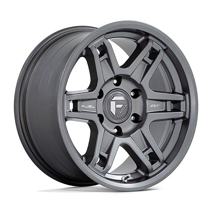 D838 SLAYER MATTE GUNMETAL 18X8.5 6X139.7 4.16 BS -15mm OS