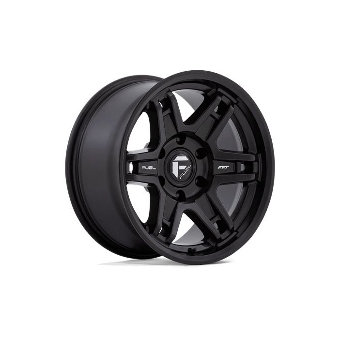 D836 SLAYER MATTE BLACK 17X8.5 6X139.7 4.16 BS -15mm OS
