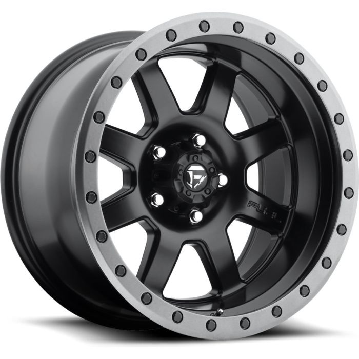FUEL TROPHY BLACK 17X8.5 5X5 5.0BS    D5