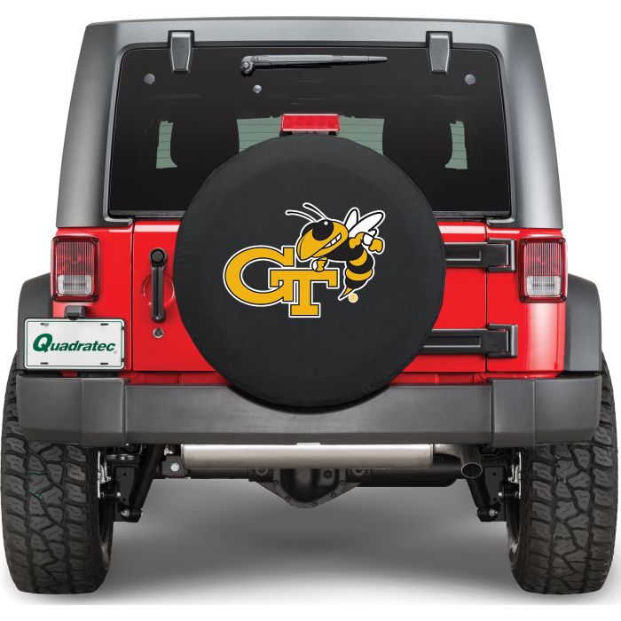 HBS TIRE COVER GEORGIA TECH 32X12 BLK