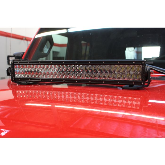 Go Rhino  20" LED Light Bar Hood Mount Brackets for 18-20 Jeep Wrangler JL Unlimited & Gladiator JT
