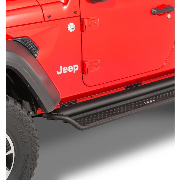 Go Rhino D14926T Dominator D1 Side Steps for 07-18 Jeep Wrangler JK 2-Door