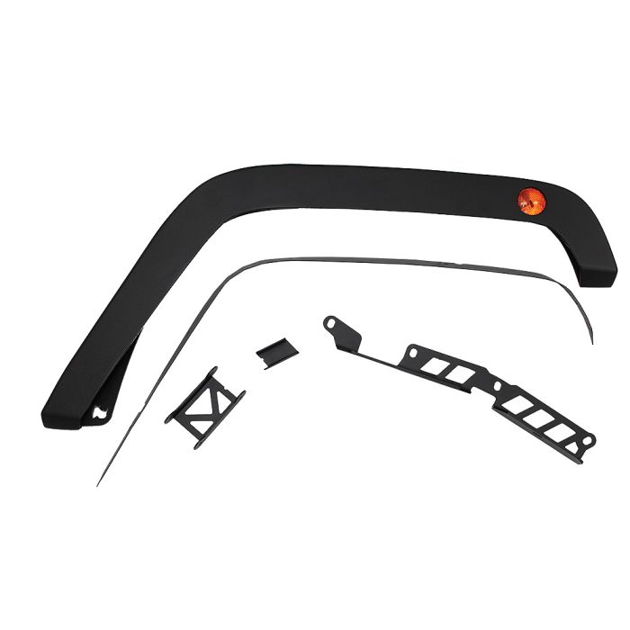 RealTruck Go Rhino  3" Trailline Steel Front Fenders for 07-18 Jeep Wrangler JK