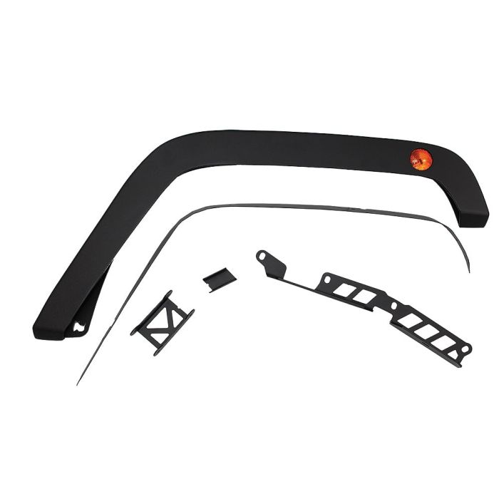 RealTruck Go Rhino  3" Trailline Steel Front Fenders for 07-18 Jeep Wrangler JK