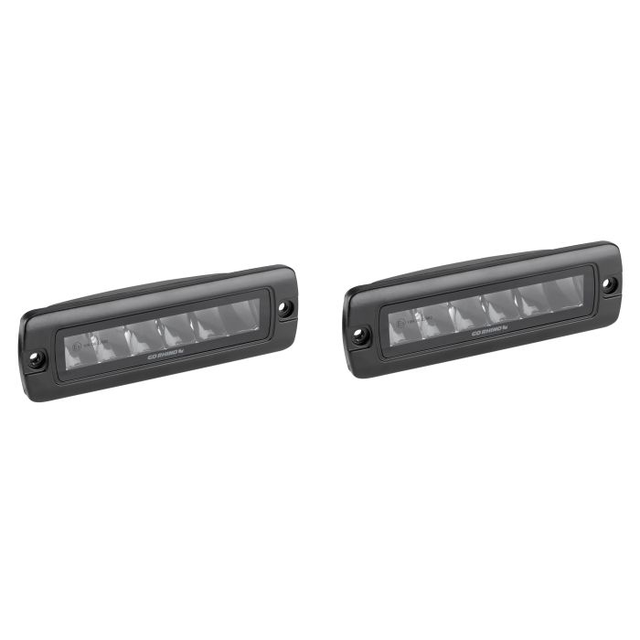 RealTruck Go Rhino  Xplor Blackout Series Flush Mount Sixline Lights 
