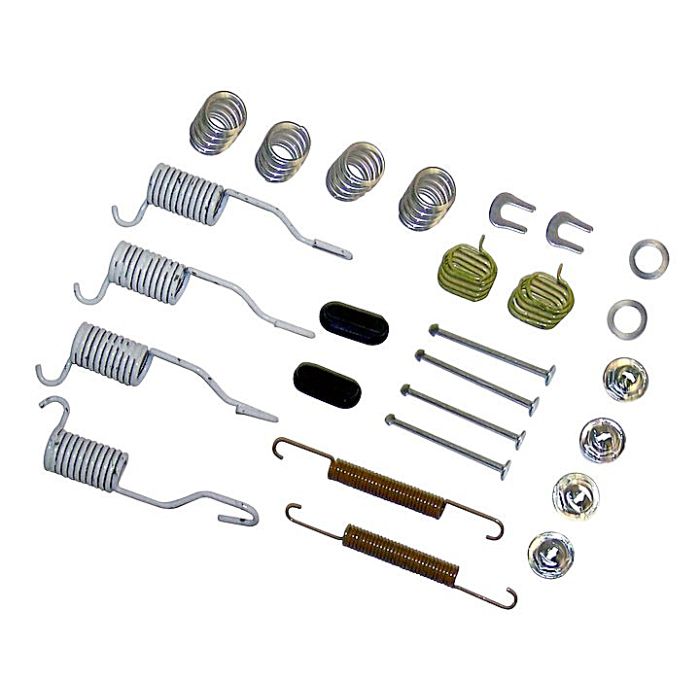 Crown Automotive H7170 Rear Drum Brake Hardware Kit  for 90-06 Jeep Wrangler YJ, TJ & Unlimited and 90-01 Cherokee XJ & Comanche MJ with 9" Brakes