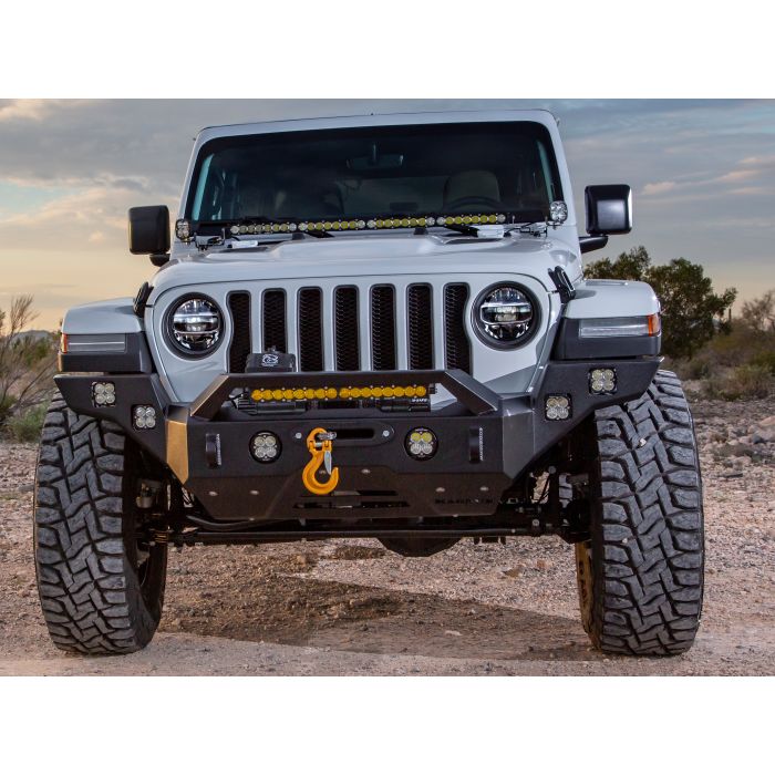 Magnum by Raptor Series FBM36JPN-RT RT Series Front Full Width Bumper for 18-22 Jeep Wrangler JL & Gladiator JT