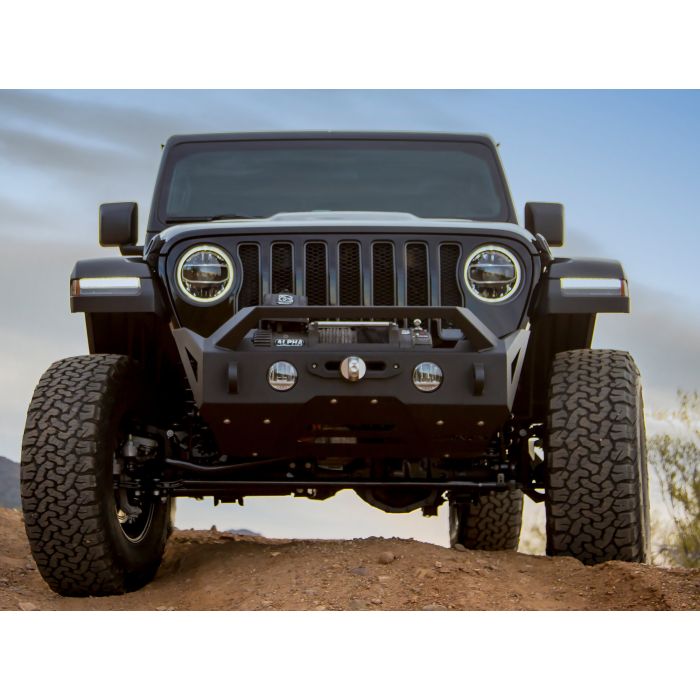 Magnum by Raptor Series FBM22JPN-RT RT Series Front Stubby Bumper for 18-21 Jeep Wrangler JL & Gladiator JT