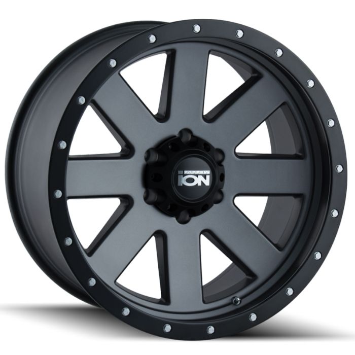 ION TYPE 134 MATTE GUNMETAL/BLACK BEADLOCK 17X8.5 5-114.3 -6MM 72.60MM