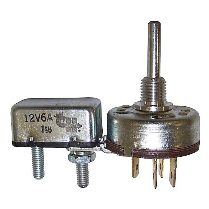 Crown Automotive J0989940 Wiper Switch for 73-75 Jeep CJ-5 and CJ-6 