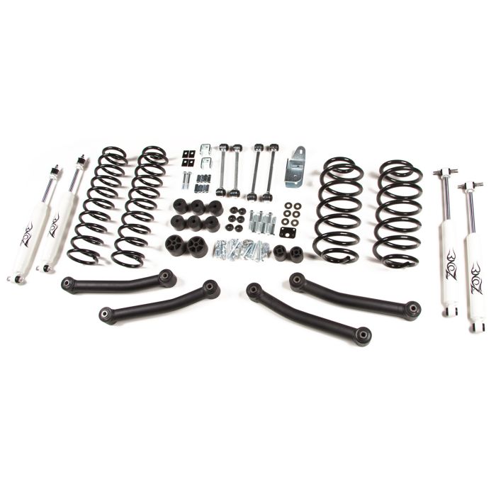 Zone Offroad Products  4" Lift Kit for 97-06 Jeep Wrangler and Wrangler Unlimited TJ