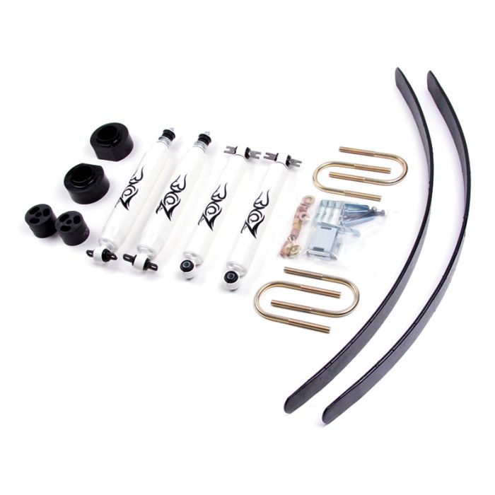 Zone Offroad Products  2" Lift Kit  for 84-01 Jeep Cherokee XJ with Chrysler 8.25" Rear Axle