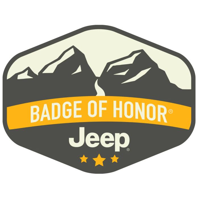 Sticker - Jeep Badge of Honor Hex