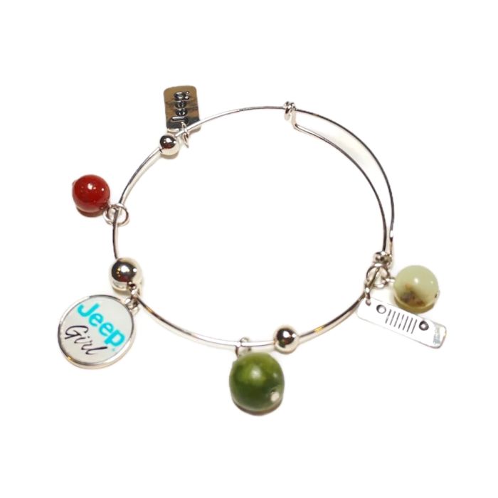 Jeep Merchandise  Jeep Girl Charms Bracelet 