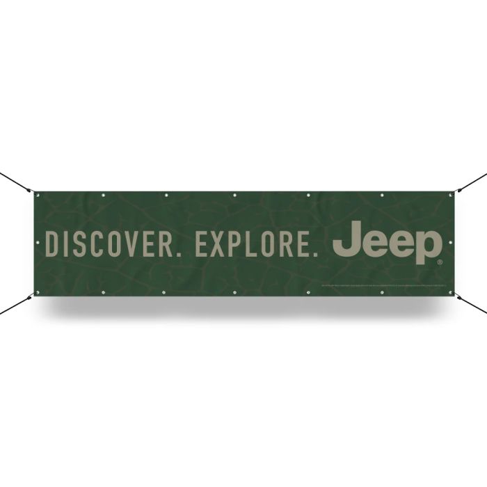 Banner - Jeep Discover Explore Long 12in x 48in