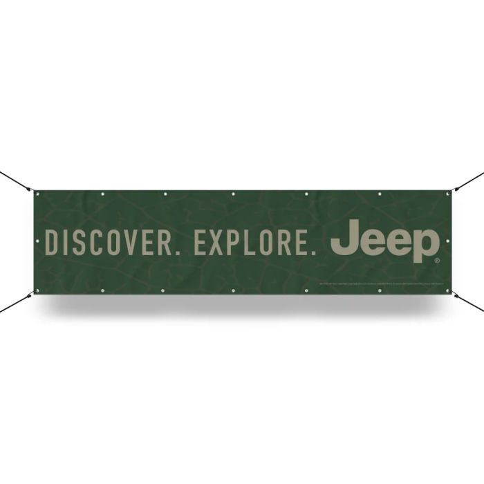Banner - Jeep Discover Explore Long 18in x 72in
