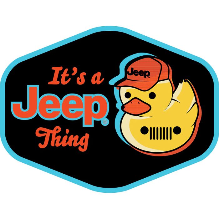 Sticker - Jeep Duck Grille Hex