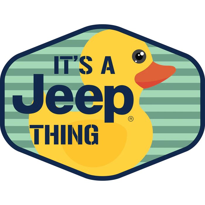 Sticker - Jeep Duck Hex - It's a Jeep Thing-Stripes