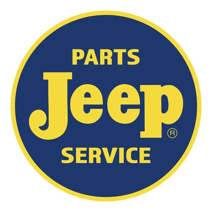 Sticker - Jeep Parts and Service - Round