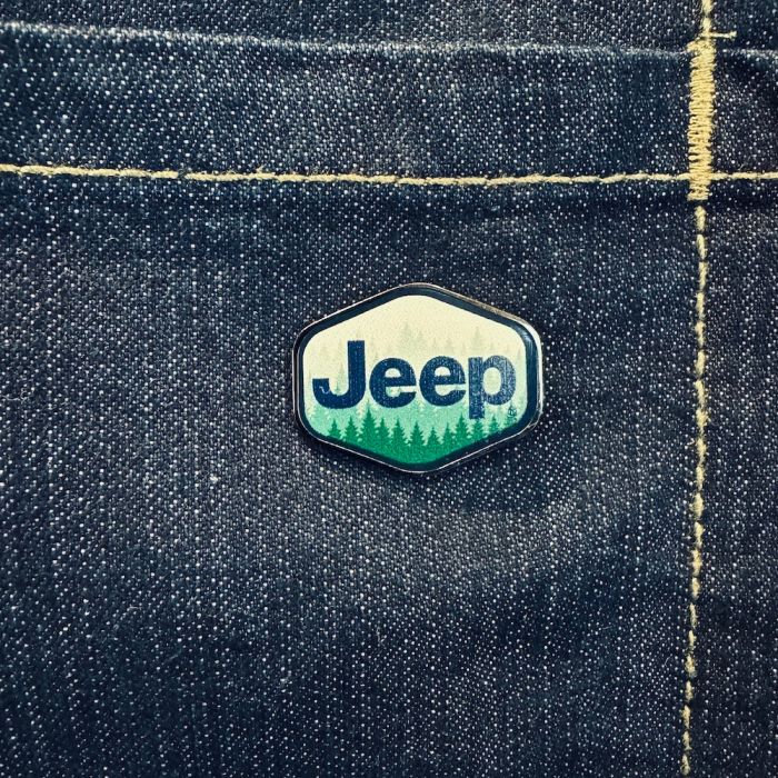 Enamel Pin - Jeep Pines Hex
