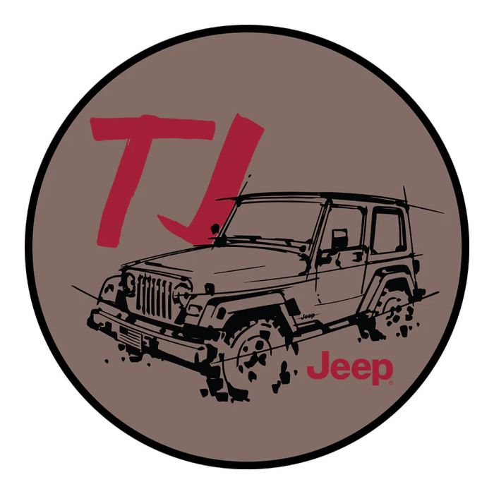 Sticker - Jeep TJ - Round