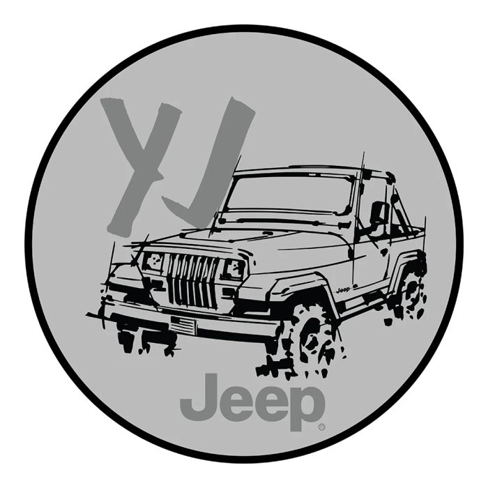 Sticker - Jeep YJ - Round